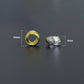 Gold Silver Twisted Knot Spacer beads, Swirl spacer for jewerly making, Sku#Y1069