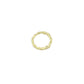Hammered Closed Round Ring with CZ on, Close Ring for necklace bracelet Making, Sku#ZX234