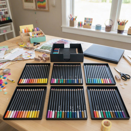 3-5-7 Tray Colored Pencil Organizer – 3D Printed Storage Caddy