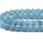 Genuine High Quality Aquamarne Round Smooth Beads, Sku#U1369