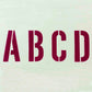Alphabet Letter Stencil Kit