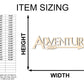 Unfinished Wood Adventure Shape - Word Craft - up to 46"