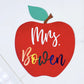 Unfinished Wood Apple Shape | DIY School Teacher Craft | Up to 36"