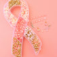 Susan G. Komen Breast Cancer Awareness Pink Ribbon & Letter Bead Box