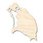 Unfinished Wood Barbuda Country Shape - Caribbean Craft - up to 46" DIY