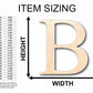 Unfinished Wood Beta Silhouette - Craft- up to 46" DIY