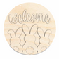 Unfinished Wood Welcome Bunnies Door Sign Kit | Wood Craft Cutouts | 1/4" Thick |