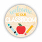 Unfinished Wood Welcome to our Classroom Door Sign Kit | Wood Craft Cutouts | 1/4" Thick |