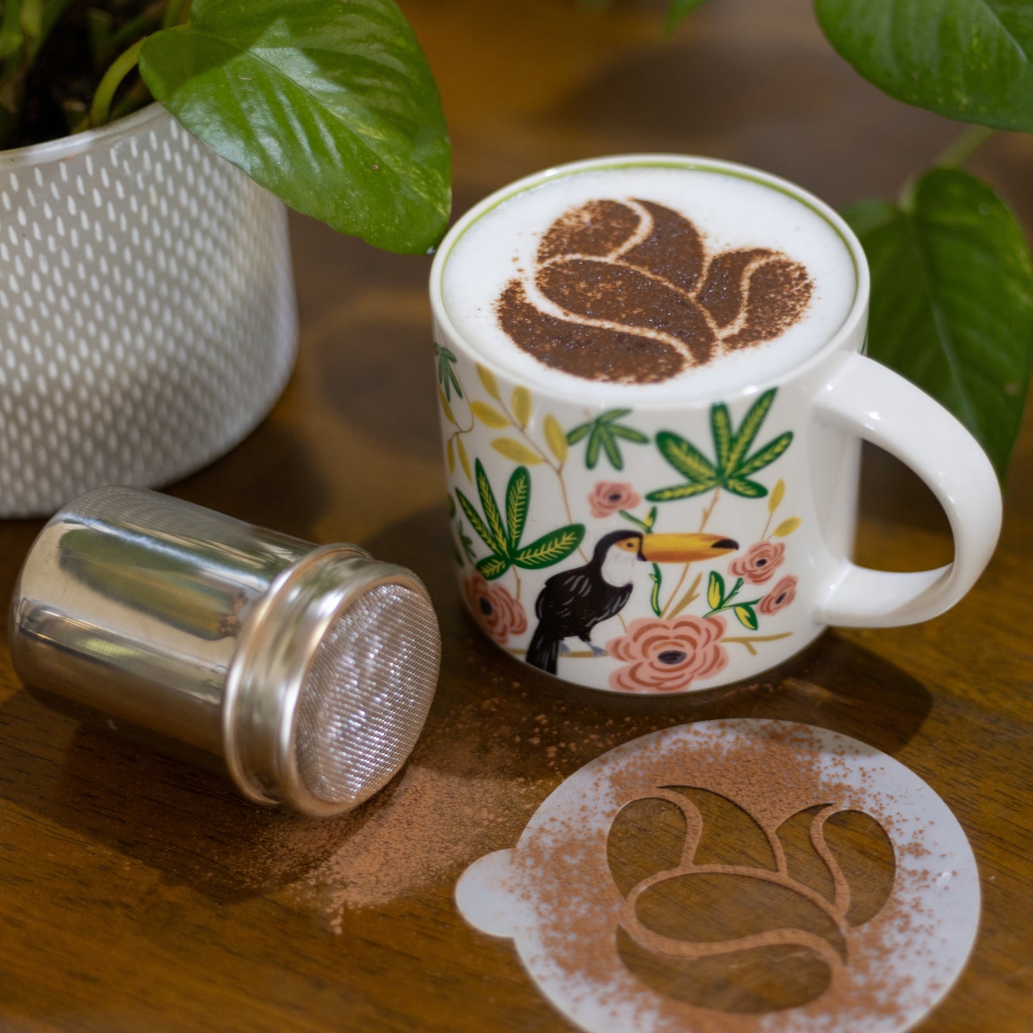 Halloween Coffee Stencils