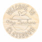 Unfinished Wood Custom Name Classroom Sign Kit | Wood Craft Cutouts | 1/4" Thick |