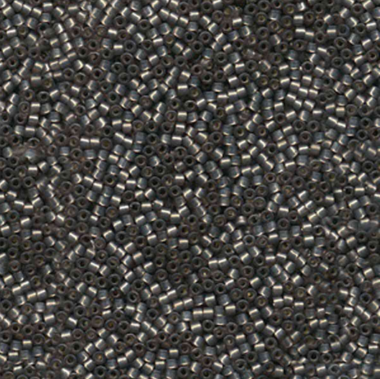 Miyuki Delica DB631 / DB0631 11/0 Silver Lined Taupe Alabaster Cylinder/Tube Beads, 5 or 10 gm