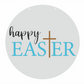 Unfinished Wood Happy Easter Cross Door Sign Kit | Wood Craft Cutouts | 1/4" Thick |