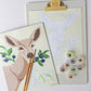 Deer with Huckleberries | 8x10 paint-by-number kit