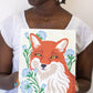 Fox with Chicory | 8x10 paint-by-number kit