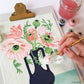 Poppies in a Vase | 8x10 paint-by-number kit