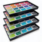 Mini Archival Ink Pad Stackable Storage Tray | Compact Organizer for Craft & Scrapbooking Supplies