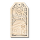 Unfinished Wood Layered Christmas Gift Tags | 14 Options | 3 Piece | 4"-6" Tall | 1/8" Wood | Wood Craft DIY