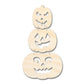 Unfinished Wood Hanging Stacked Pumpkins Door Sign | 3 Piece | DIY Craft Cutout | up to 46" DIY