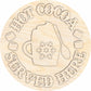 Unfinished Wood Hot Cocoa Door Sign Kit | Wood Craft Cutouts | 1/4" Thick |