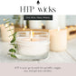 HTP Wicks, 6" Length, Pack of 100, Various Sizes Available
