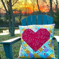 I Love You More Heart Quilted Pillow Pattern - Paper Print Version