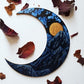Unfinished Wood Crescent Moon Shape | DIY Celestial Night Sky Craft Cutout | Up to 36"