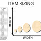 Unfinished Wood Craft Easter Eggs up to 46"  DIY