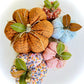 Quilted Pumpkins and Topiary Pattern - Print Paper Version