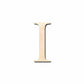Unfinished Wood Iota Silhouette - Craft- up to 46" DIY
