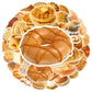 Kawaii Bread Food Stickers Pack – Scrapbooking & Car Decals