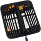 Studio Brush Set - Gold Nylon - Storage Case - 12 Piece