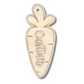 Unfinished Wood Layered Custom Name Carrot Gift Tags | 4 Options | 3 Piece | 4"-6" Tall | 1/8" Wood | Wood Craft DIY