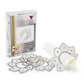 Diamond Art Lucite Napkin Rings