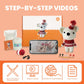 Amigurumi Crochet Kit for Adults Intermediate DIY Craft Bear with Materials