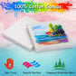 12PCS Mini Canvas & Easel Set – 4x4in Cotton Canvases