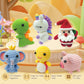 Krrbsr Christmas Gifts Crochet Kit 6PCS DIY Animal Amigurumi Yarn Craft Kit