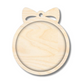 Unfinished Wood Layered Frame Christmas Ornaments | 7 Options | 2 Piece | 5" - 6" Tall | 1/8" Wood | Wood Craft DIY