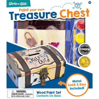 Treasure Chest – Wood Craft & Paint Kit by MasterPieces