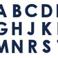 Confetti Letter Stickers - Adhesive Patches