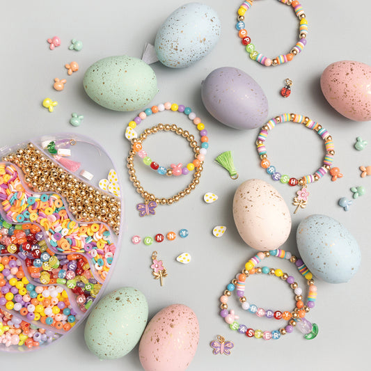 Easter Egg Spring Brights Multicolor Letter Bead Kit