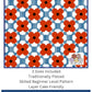 Poppy Quilt Pattern - Paper Print Version, Mailed