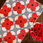 Poppy Quilt Pattern - Paper Print Version, Mailed