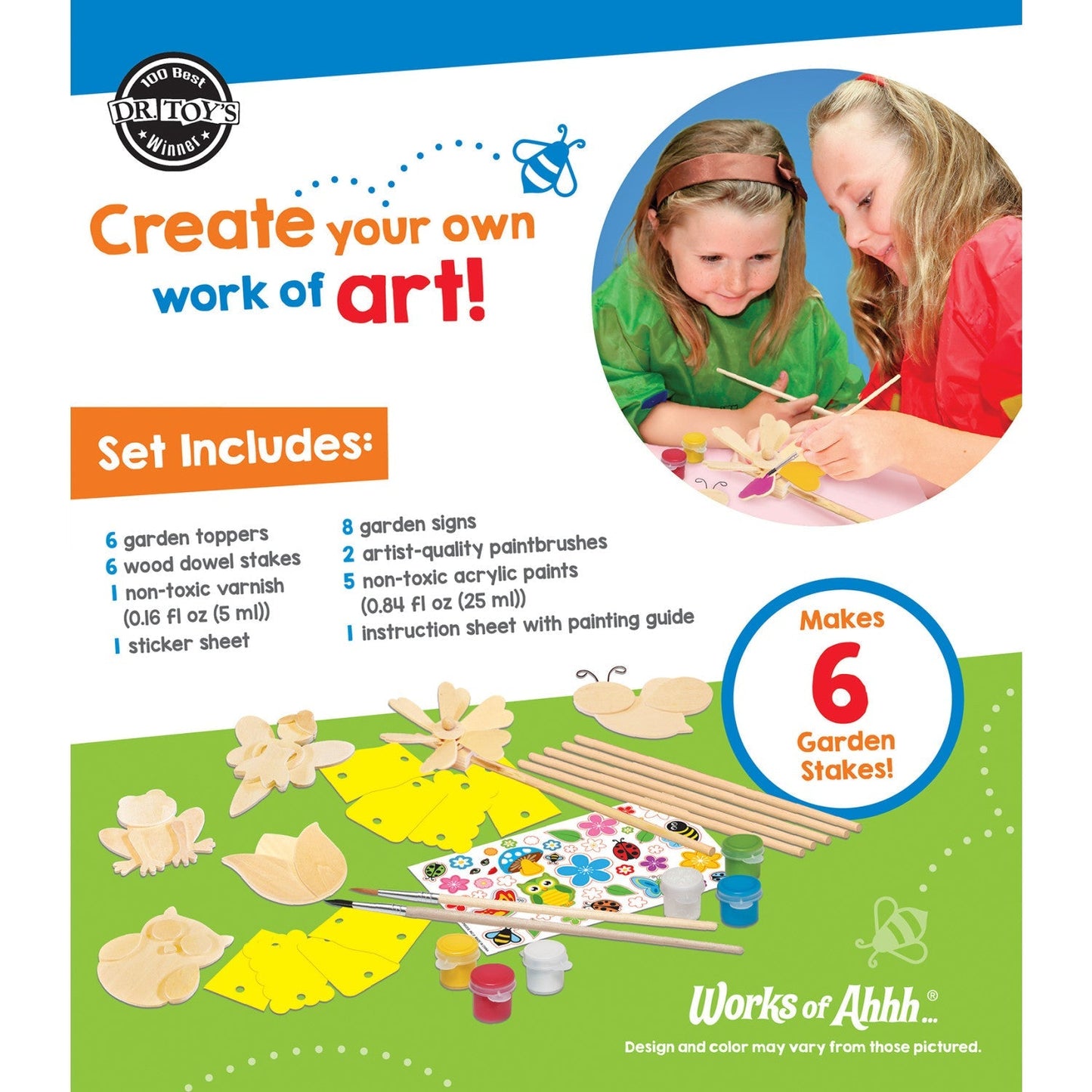 Garden Decor – Wood Craft & Paint Kit by MasterPieces