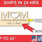 Wood Love Mother's Day Gift Customizable Cutout Finished or Unfinished up to 48" Wide - Home Decor DIY