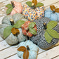 Quilted Pumpkins and Topiary Pattern - Print Paper Version