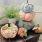 Quilted Pumpkins and Topiary Pattern - Print Paper Version
