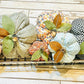 Quilted Pumpkins and Topiary Pattern - Print Paper Version