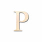 Unfinished Wood Rho Silhouette - Craft- up to 46" DIY