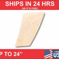 Unfinished Wood Block Symbol Comma - Craft - up to 46" DIY