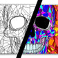 Skull | Color Your Own Playmat Set